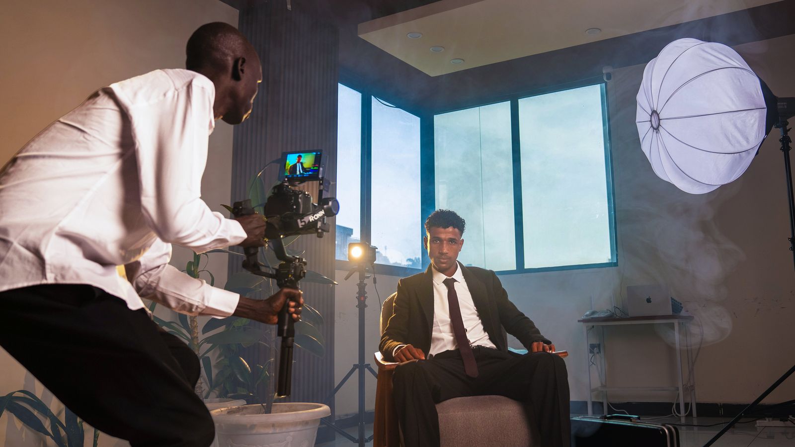 Klick Studios production in action — Addis Ababa